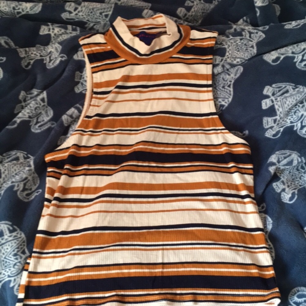 Aeropostale Striped Muscle Tank